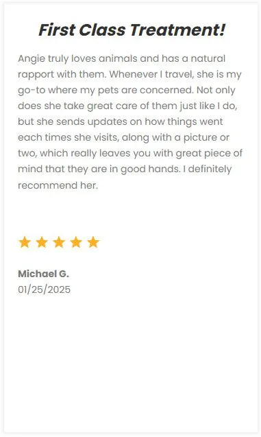 Fresh pet sitting and dog walking services in DFW area, trusted by pet owners seeking reliable and caring animal care. Your local DFW Critter Sitter offers personalized and professional pet sitting and dog walking solutions.