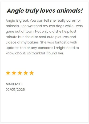 Professional pet sitting services in Dallas-Fort Worth, trusted by pet owners for loving care. Reliable dog and cat care, updates, and peace of mind for busy pet parents.