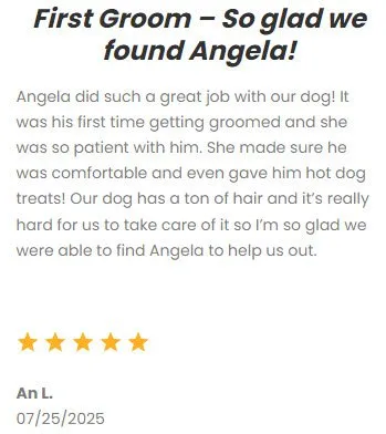 Professional pet grooming service in Dallas-Fort Worth, specializing in dog grooming, pet sitting, and caring for all breeds, providing a comfortable and loving environment for your pets.