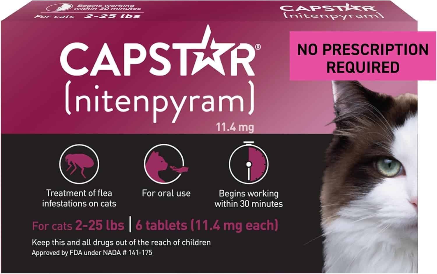 Flea Treatment for Cats 2-25 lbs